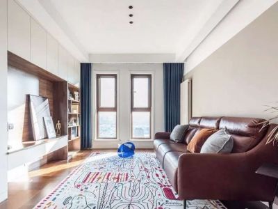 梧桐山庄北欧风二居室86平米装修效果图案例