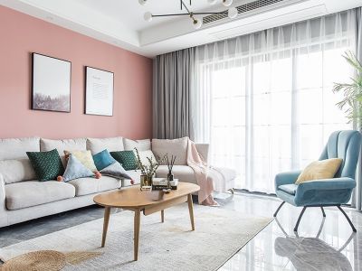 朗基香醍湾北欧简约风格89平装修案例