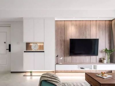 中振湖霞郡109平米现代风格三居室装修案例