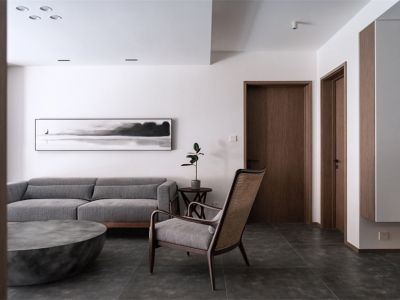 金科绿韵康城140平米新中式四居室装修案例