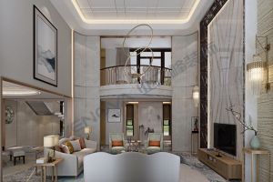 [北京汇巢别墅装饰]天阔和院880平米独栋别墅新中式风格案例