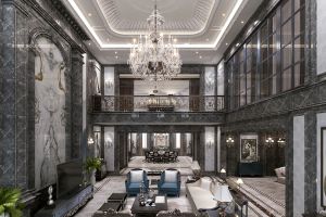 [北京汇巢装饰]碧水庄园1050平米独栋别墅欧式风格案例