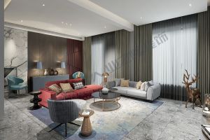 [北京汇巢别墅装饰]西山艺境338平米联排别墅现代风格案例