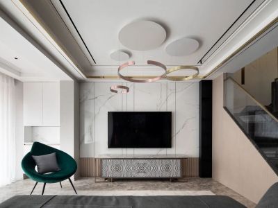 沪路1号125平米现代简约风三室两厅装修案例