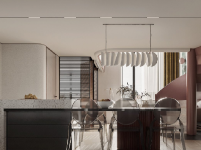 江南星城93平米轻奢风格装修案例