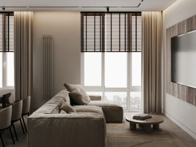 香水郡134平米三居室现代轻奢风装修案例