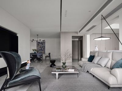 恒大养生谷155㎡四居室现代风格装修案例