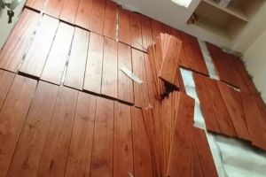 [波涛装饰]地板之间出现缝隙如何处理？