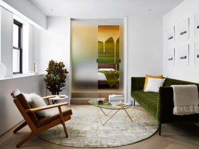 滨江正荣府美式风一居室63平米装修设计图案例