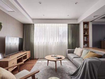 万科城日式风格106平装修案例