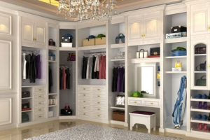 [成都洪涛装饰]卧室衣帽间设计技巧，衣帽间尺寸多少合适
