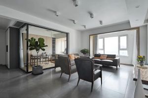 [青岛无限空间装饰]120㎡简约风设计，通透有层次！