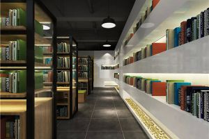 [青岛云顶装饰]书店陈列设计的四大技巧，打造人性化设计！