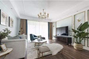 [城市人家装饰]141㎡美式轻奢风设计，简约质感空间！