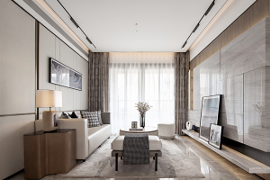 [青岛观澜装饰]现代简约设计，越简洁越高级！