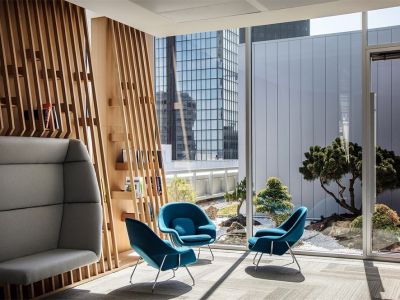 500平米现代外贸公司办公室装修案例