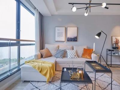 兴和家园61平米北欧风格装修案例