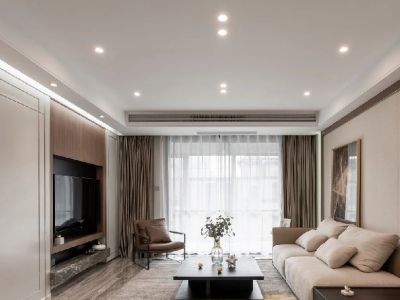 宏恒公寓121平米轻奢风格装修案例