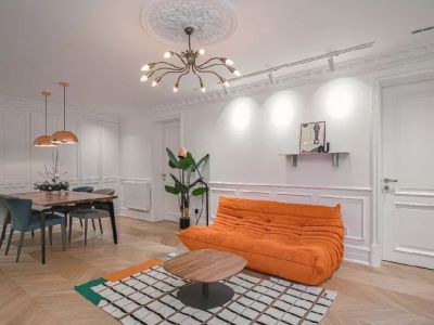 陵江尚品113平米简欧风格装修案例