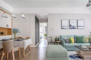 [厦门精升源装饰]北欧风格三居室，清新的蓝色！