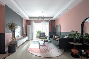 [北京尚品怡园装饰]拼色墙装修设计，让你家多一分色彩！