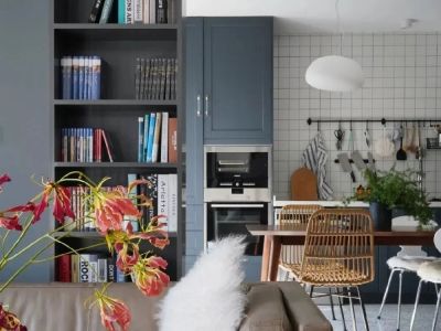 皓鹏景园84平米北欧风格装修案例