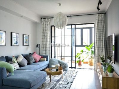 东立光华杏林90平二居室现代简约风格装修案例