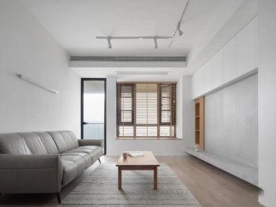 万科誉澜道88平二居室现代简约装修案例