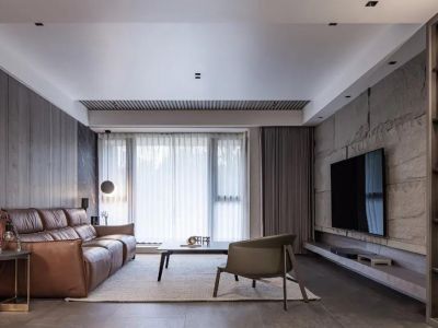 中海云麓公馆152平四居室现代风格装修案例