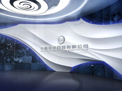 210平科技展厅后现代风格装修案例