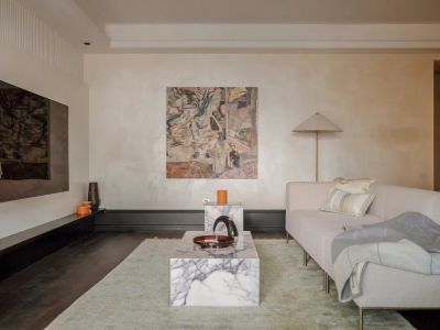 保利天玺新古典风三居室129平米装修效果图案例