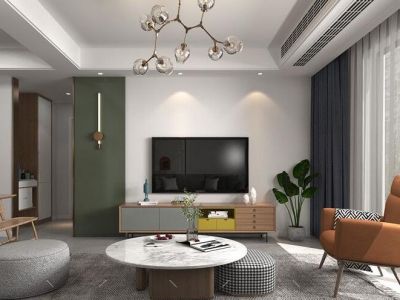 跃进路16号现代风格109平装修案例