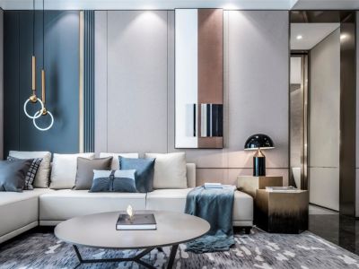 广汇名都后现代风格110平装修案例