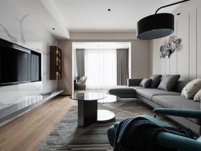 新希望·锦麟芳华现代风格140平米装修案例