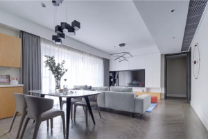 [北京东一装饰]140平米现代简约风，精致而舒适！