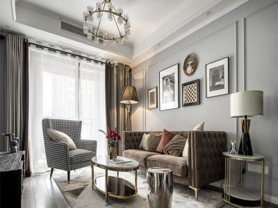 恒大雅苑113平混搭风格三居室装修案例