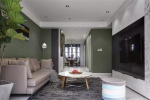 [青岛实创装饰]简约风加上轻奢元素，很有格调！