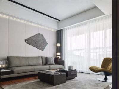 久华佳苑133平米三居室现代风格设计案例