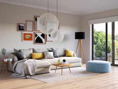 曲江大城88平北欧风格二居室装修案例