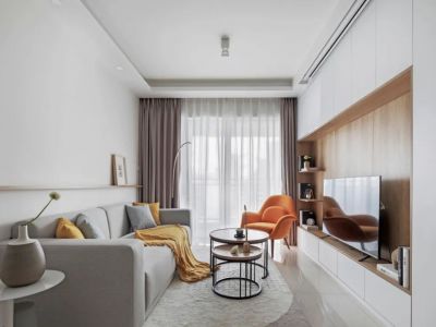 保利西江月88㎡二居室日式风格装修案例