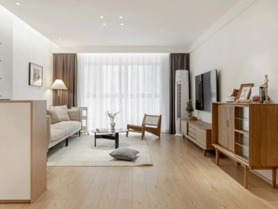 华新城璟园92㎡三居室日式风格装修案例