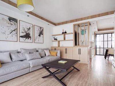 韦伯豪家园现代风格112平米三居室装修案例