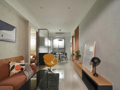 首创禧悦春城日式风格三居室装修案例