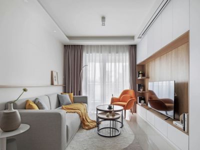 盛今佳园北欧风格92平米三居室装修案例