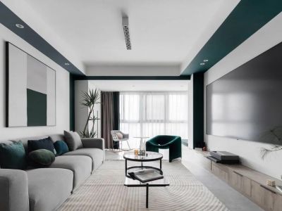 冠城北园北欧风格116平米三居室装修案例