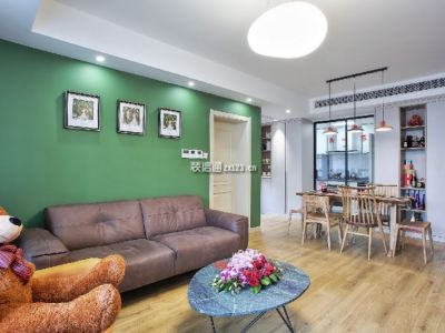 锦江春天125平三居室北欧极简风格装修案例