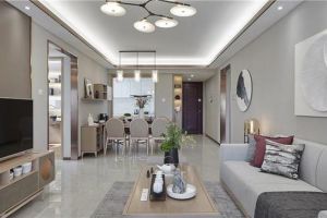 [大连福晨装饰]126平简约案例，展现出了自然、简约、质朴的生活理念！