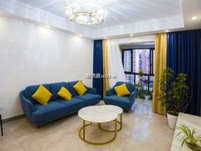 奥园云璟125平三居室现代简约风格装修案例