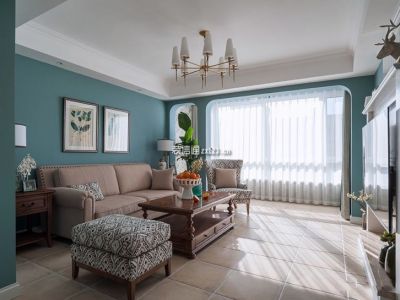 花样年江山130平美式经典风格装修案例