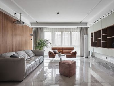 东原观天下后现代风格150平装修案例